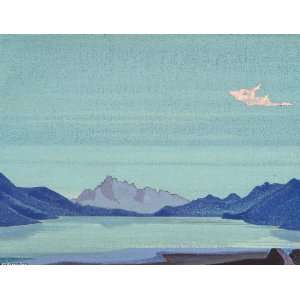  Hand Made Oil Reproduction   Nicholas Roerich   32 x 24 
