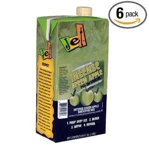 Jet Intense Green Apple Smoothie, 64 Ounce Boxes (Pack of 6)  