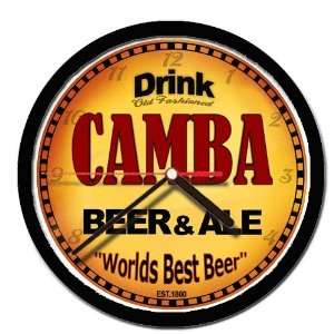  CAMBA beer and ale cerveza wall clock 