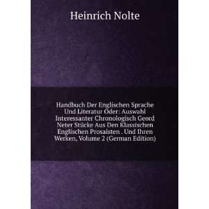   . Und Ihren Werken, Volume 2 (German Edition) Heinrich Nolte Books