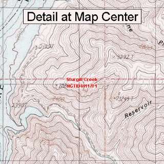  USGS Topographic Quadrangle Map   Sturgill Creek, Idaho 