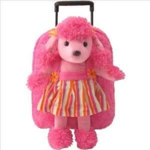  Pink Diva Rolling Backpack With Poodle Stuffie  Affordable 