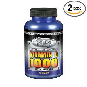  STS Vitamin C 1000, 90 Tablets (Pack of 2) Health 