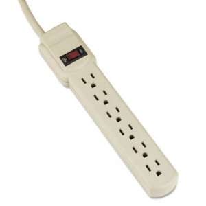  Six Outlet Power Strip   15 Foot Cord, 1 15/16 x 10 3/16 x 