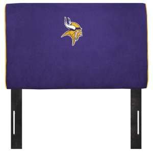   Minnesota Vikings Twin Size Headboard Memorabilia.
