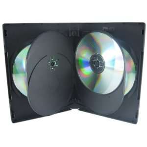  DVD Cases Standard black, for 5 Discs   3 pack