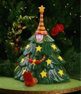 DEPT 56 KRINKLES CHRISTMAS TREE COOKIE JAR ~ NIB  