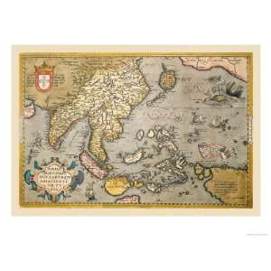   Asia Giclee Poster Print by Abraham Ortelius, 24x18