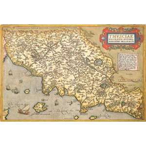   Rome   Poster by Abraham Ortelius (18x12) 