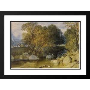 Turner, Joseph Mallord William 24x19 Framed and Double Matted Ivy 