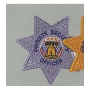  7 (Seven) Point Star PRIVATE SECURITY OFFICER Guard Patch 