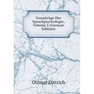   , Volume 2 (German Edition) (9785875619786) Ottmar Dittrich Books