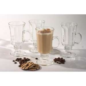  Irish Coffee Glass Mug Set 4 Pieces