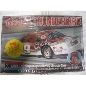   Thunderbird Super Speedway Stock Car Model Kit 1984 Toys & Games
