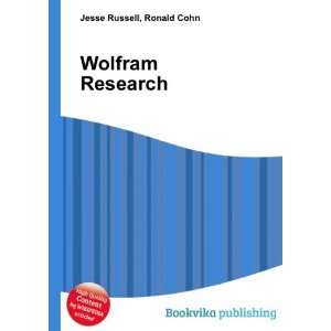  Wolfram Research Ronald Cohn Jesse Russell Books