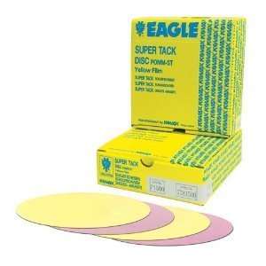   1200   6 inch SUPER TACK Yellow Film Discs   Grit P1200   50 discs/box