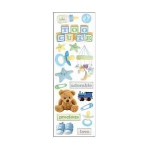   Paper House Rub On Glitter Baby Boy RUBGL 17; 3 Items/Order Home