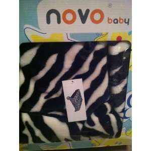  Novo Baby Carino Baby Black & White Zebra Mink Blanket 43 