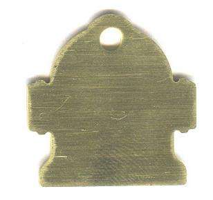 50 Brass Large Dog ID Tag Fire Hydrants SPECIAL  