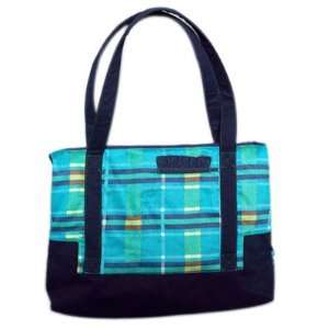 NaWave New Blue/Yellow 100% Cotton Designer Handbag Tote bag Messenger 