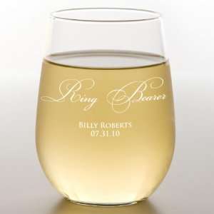  Ring Bearer Stemless Wine Glass