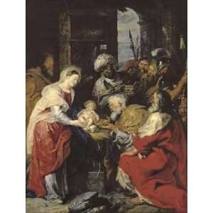  Adoration of the Kings by Peter paul Rubens 12.25X16.00 