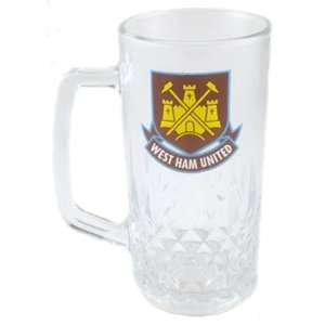 West Ham United FC. Stern Glass Tankard 