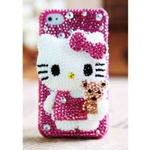   Cute Hello Kitty Bling Luxury Girly Back Case Cover Cell Phones