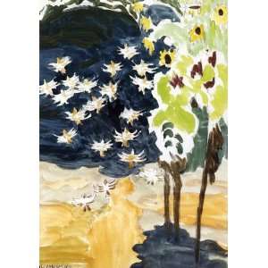   oil paintings   Charles Burchfield   24 x 34 inches   Startled Sparrow