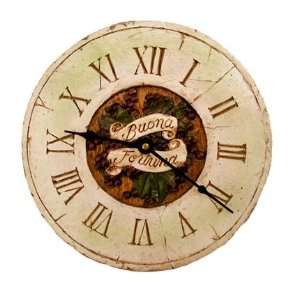 Buona Fortuna Italian theme clock 