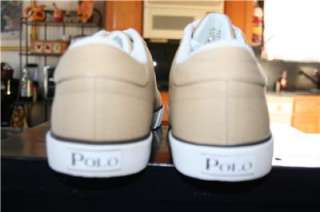 NEW*IB Polo Ralph Lauren Harold Canvas Sneakers Size 9  