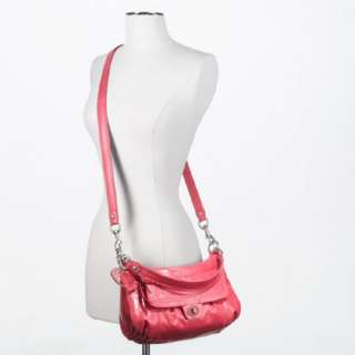 COACH $228 Poppy Leather Groovy Crossbody Bag 17919 SILVER/GUNMETAL 