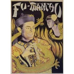  Fu Manchu Poster Toys & Games