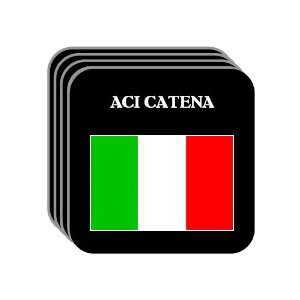  Italy   ACI CATENA Set of 4 Mini Mousepad Coasters 