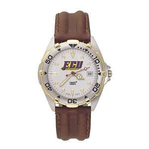 East Carolina Pirates Mens NCAA All Star Watch (Leather 