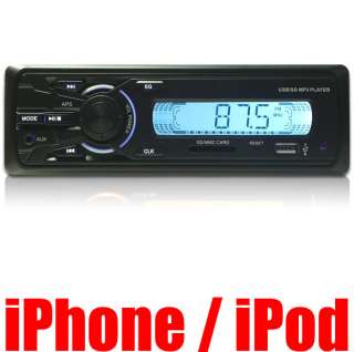 In Dash SD USB  Car Stereo Radio iPhone iPod Aux 863  