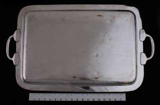 AMERICAN SILVER TRAY SHELL LEAF DECORATION LATE 1800s3  
