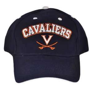  NCAA VIRGINIA CAVALIERS NAVY BLUE COTTON HAT CAP ADIDAS 