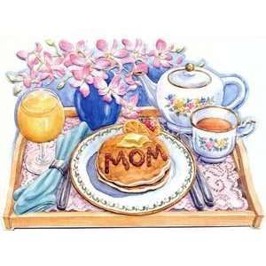  Mothers Day Greeting Card   Breakfast In Bed