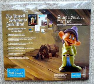 WDCC DOPEY MEMBERSHIP SNOW WHITE DISNEY COUNTER CARD  