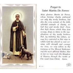  St. Martin De Porres Holy Card (5P 151)   100 pack Health 