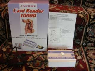 JANOME CARD READER 10000 for Memory Craft 10000 sewing machine upload 