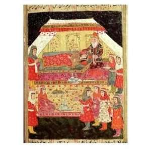 com Harem Scene, from the Shahnama (Book of Kings), by AbuL Qasim 