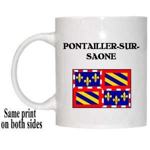    Bourgogne (Burgundy)   PONTAILLER SUR SAONE Mug 