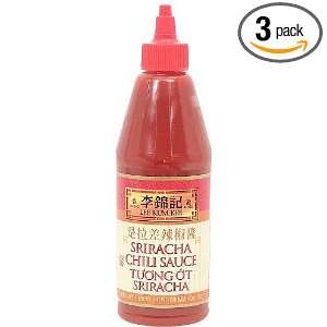 Lee Kum Kee Sriracha Chili Sauce, 22 Ounce (Pack of 3)  