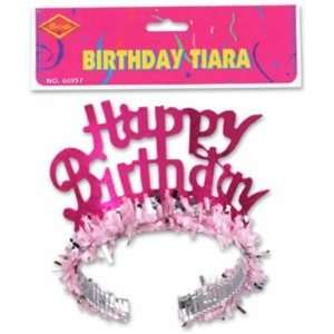     66957   Pkgd Birthday Tiaras with Fringe   Pack of 24 Beauty