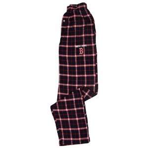   Red Sox Navy Blue Crossover Flannel Pajama Pants