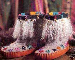 Spin off magazine fall 1995 FELTED BOOTS, slipper socks  