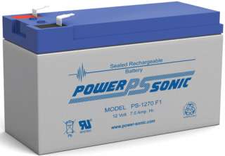Power Sonic PS 1270 PS 1270 12 Volt 7 Amp Hour Sealed Lead Acid 