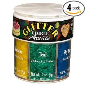 Dean Jacobs 6 Spring/Summer Glitter Accents, Regular, 1.2 Ounce Jars 